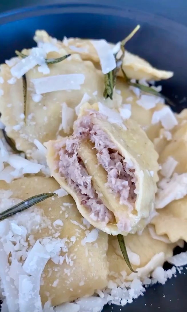 Médaillons jambon-érable au romarin et romano
