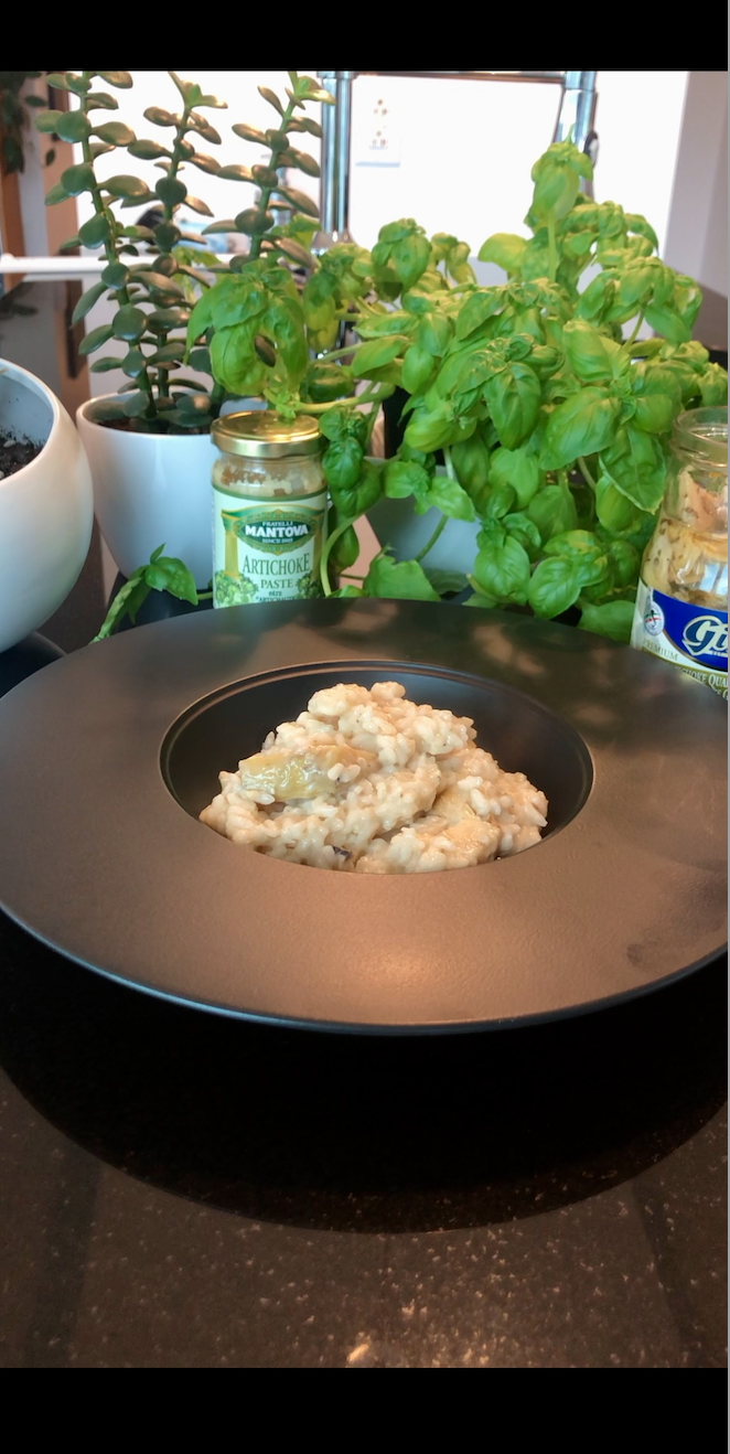 Risotto aux artichauts