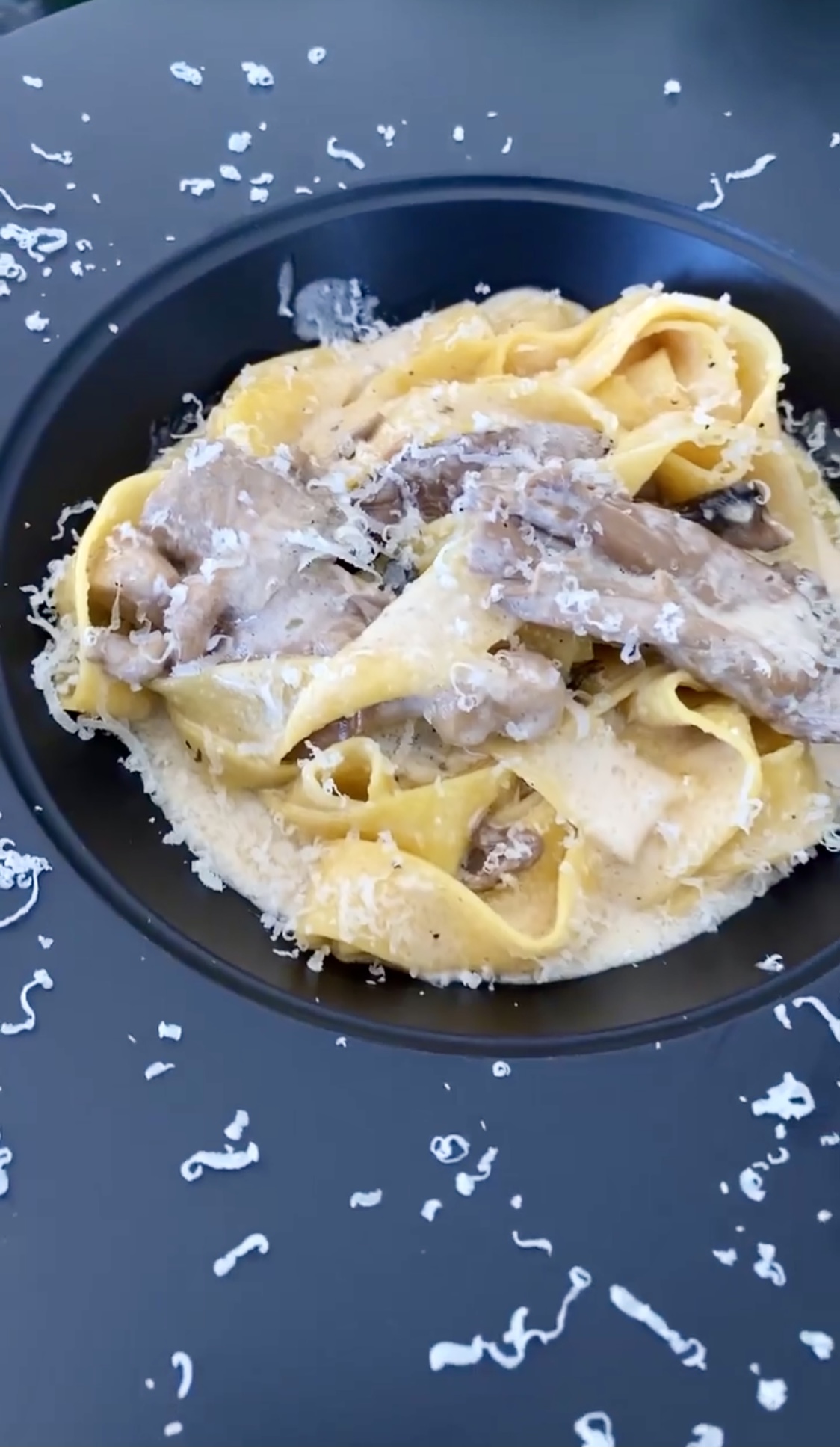 Pappardelle aux champignons