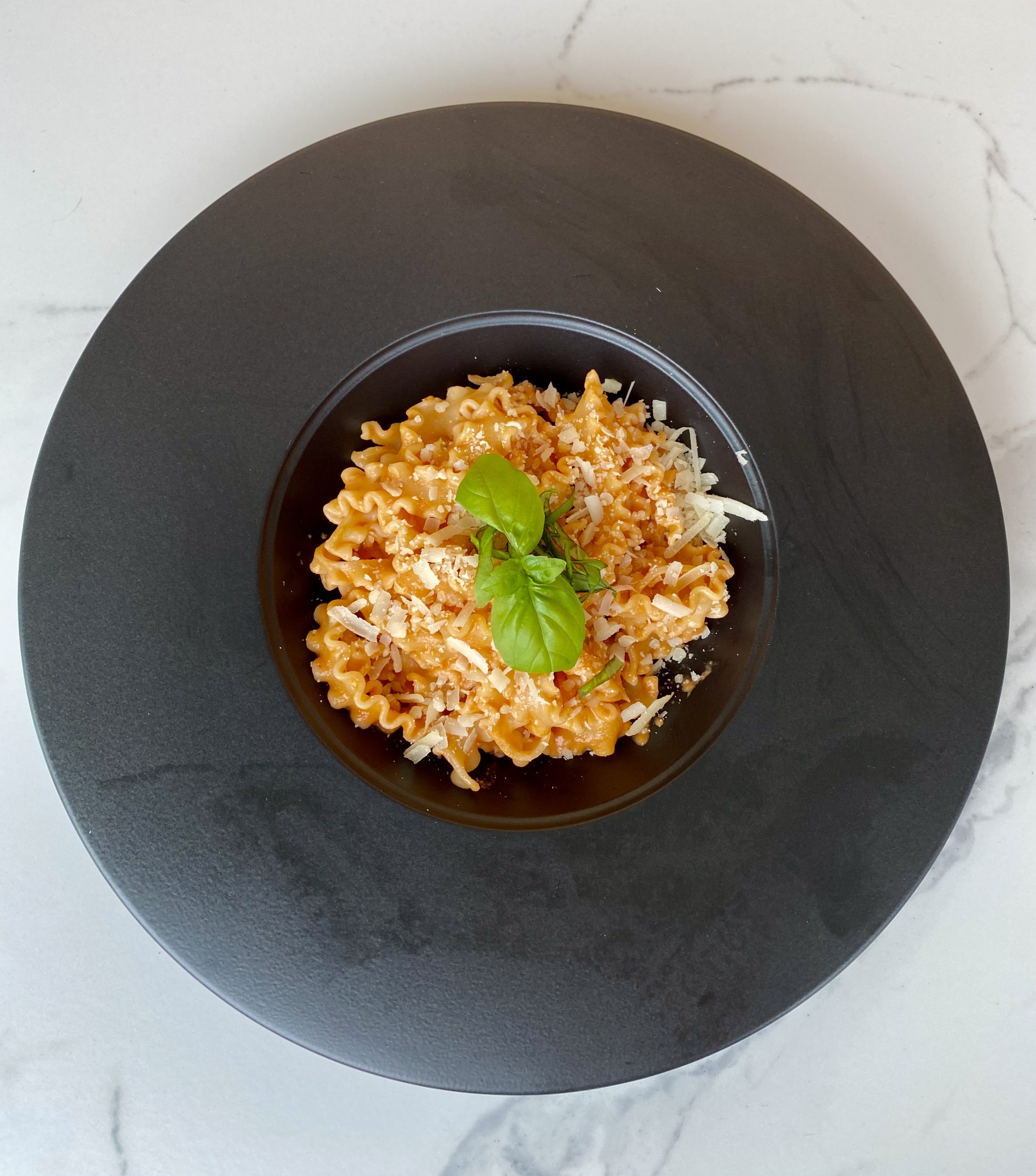 Pâtes artisanales à la sauce rosée