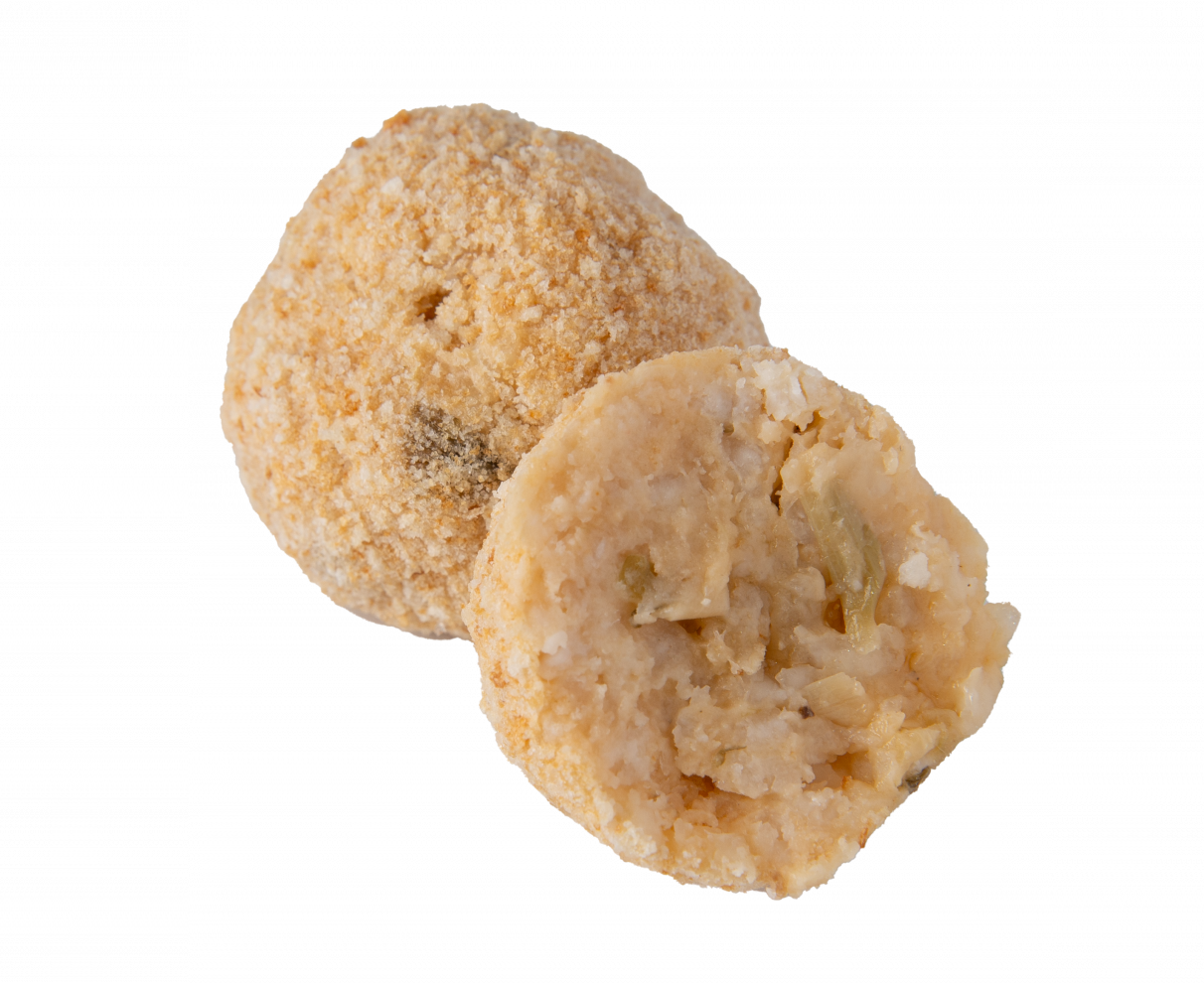 Mini Arancini Cow fumée et poireaux