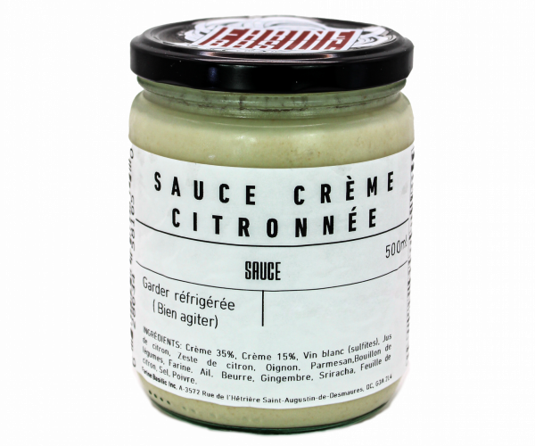 Sauce Crème Citronnée